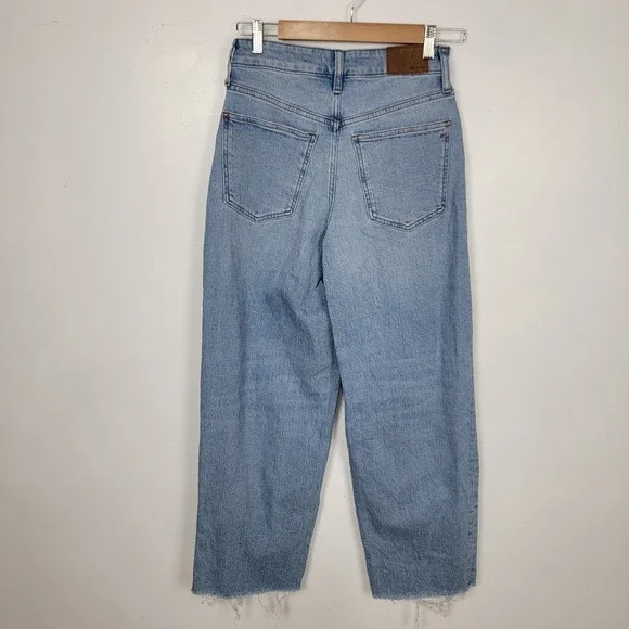 Madewell Jeans Women 26 T Blue Denim The Curvy Perfect Vintage Wide Leg Crop‎ - Picture 3 of 13